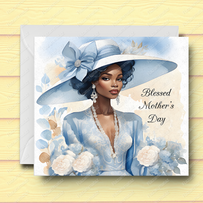 Black Mother's Day Card B